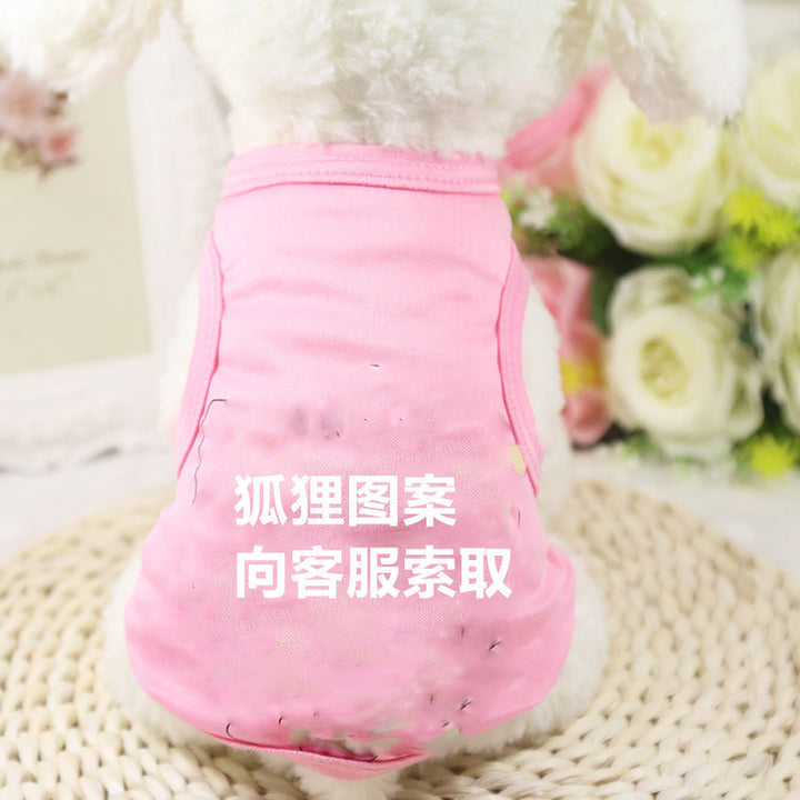 Cute Pet Vest Clothing Small Puppy Costume Summer Apparel