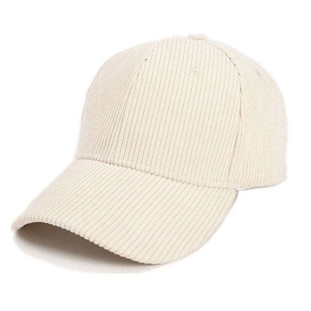 Summer Solid Corduroy Caps