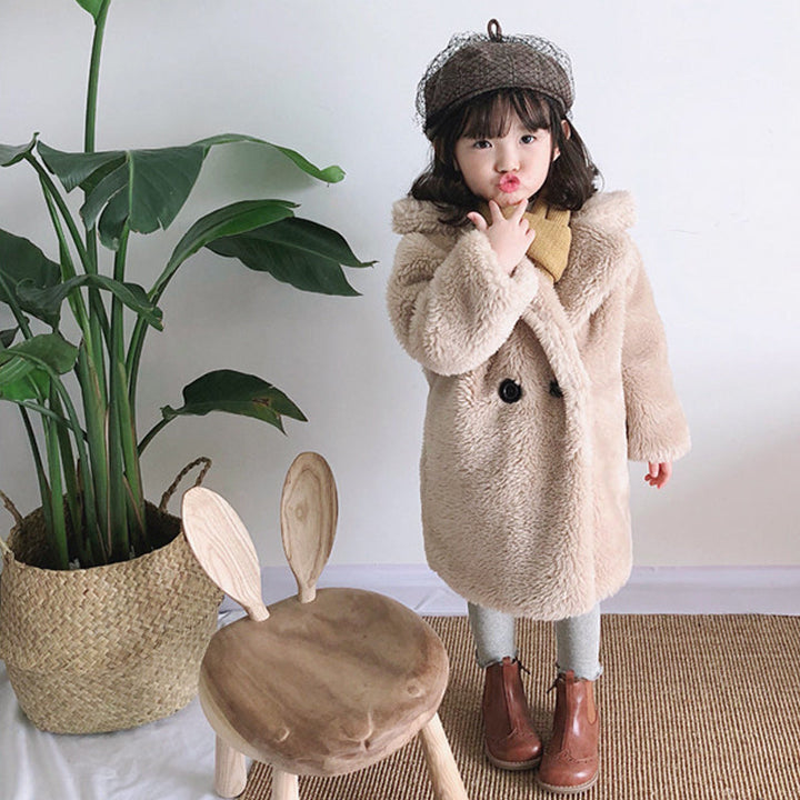 Big Kids Autumn And Winter Coat