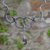 Snake Necklace with Crystal