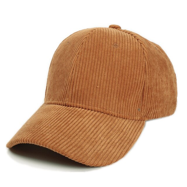 Summer Solid Corduroy Caps