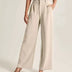 Light Wide-Leg Tailored Pants