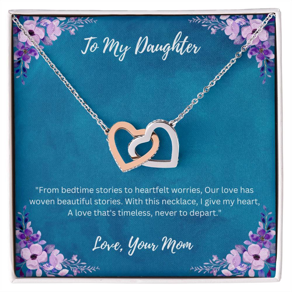 "Forever Linked: Mother-Daughter Bond Necklace" 🤍💖