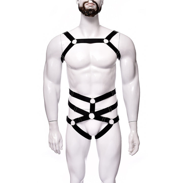 Hollow Out Harness Underwear Suit