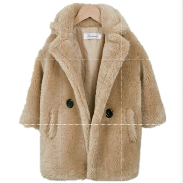 Big Kids Autumn And Winter Coat