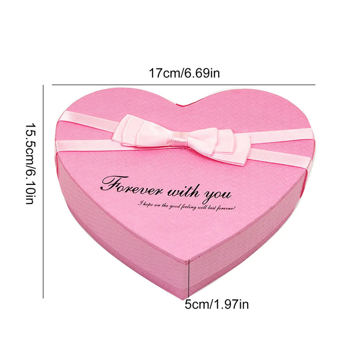 10 Heart-shape Soap Flower Gift Box