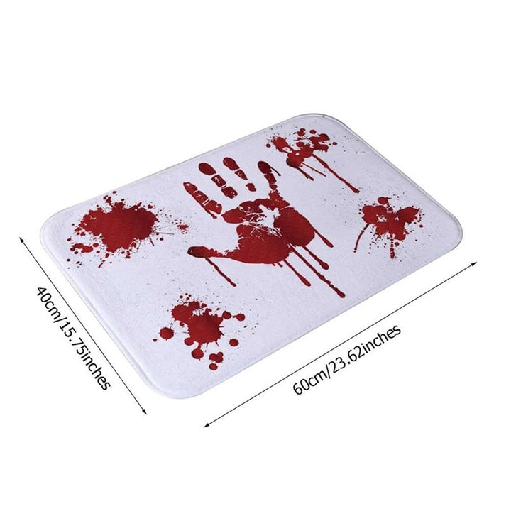 Halloween Blood Footprint Mat