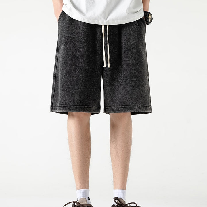 Summer Distressed Cotton Sweatshorts