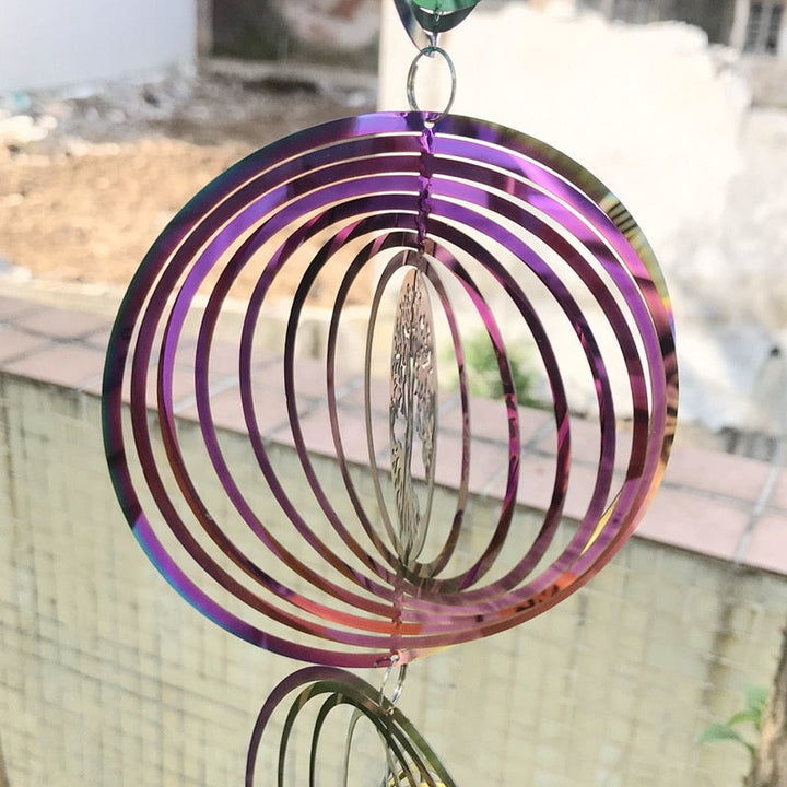 3D Rotating Wind Chimes