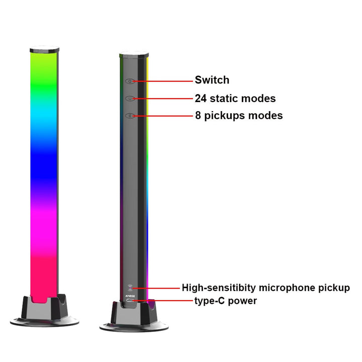 Sound Control LED Pickup Light