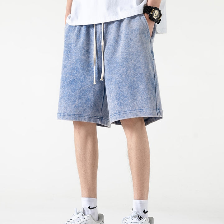 Summer Distressed Cotton Sweatshorts