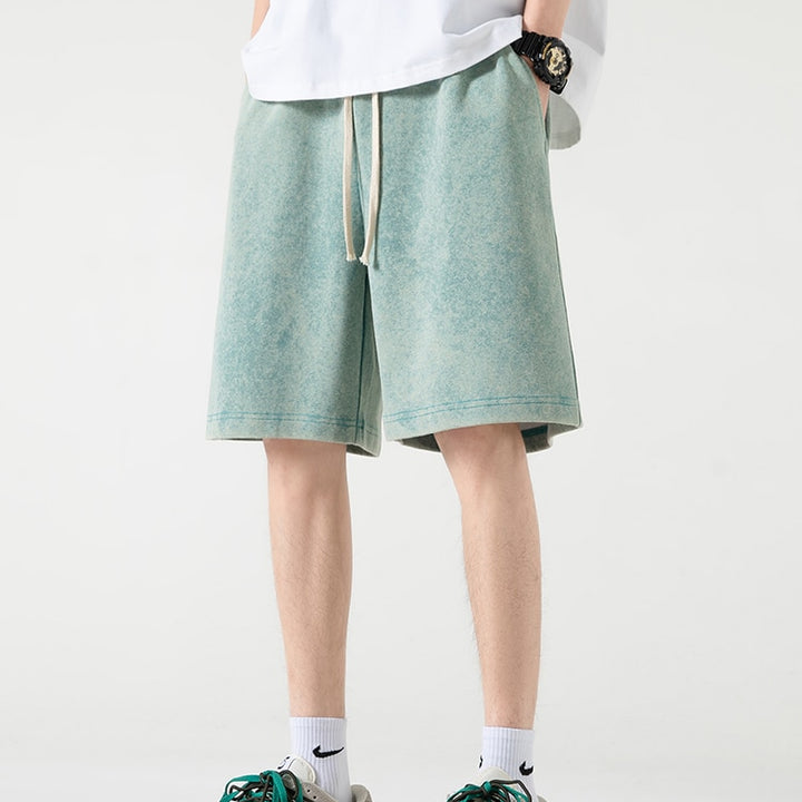 Summer Distressed Cotton Sweatshorts