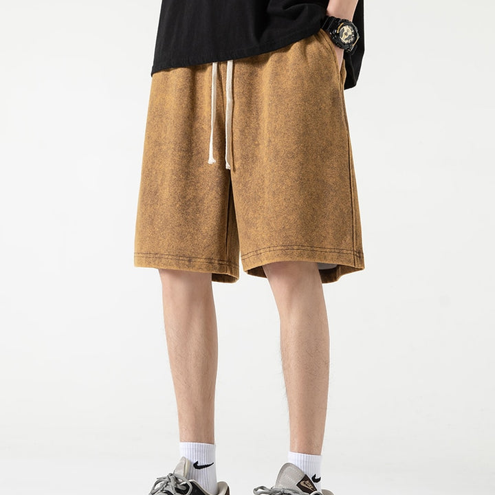 Summer Distressed Cotton Sweatshorts