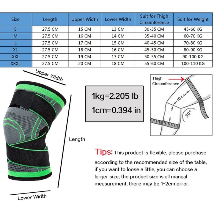 Kneepad Pressurized Elastic Brace belt