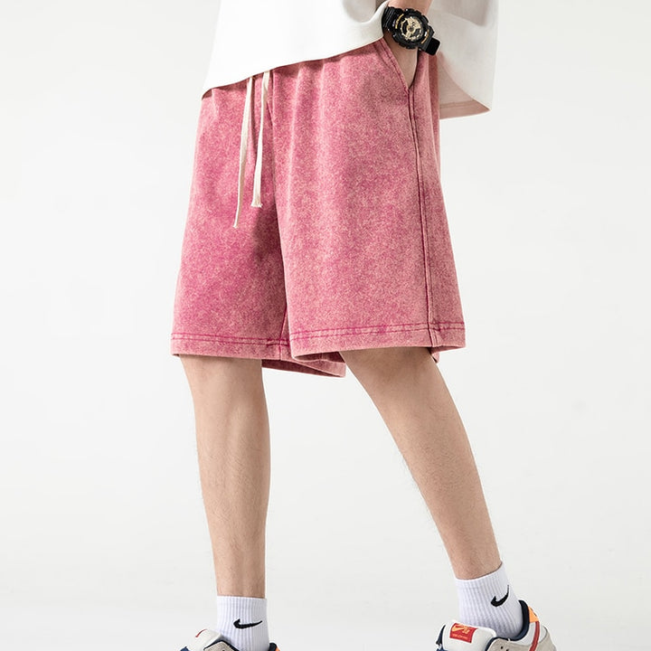 Summer Distressed Cotton Sweatshorts